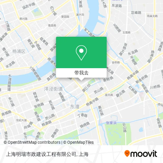 上海明瑞市政建设工程有限公司地图