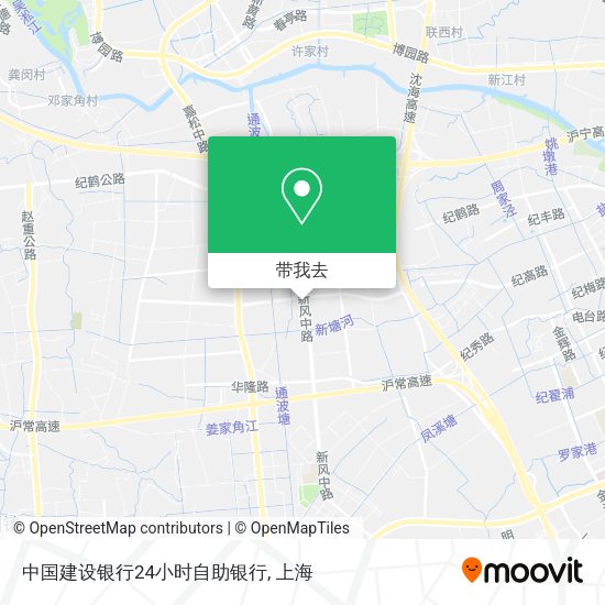 中国建设银行24小时自助银行地图