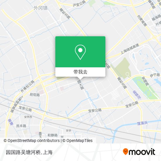 园国路吴塘河桥地图