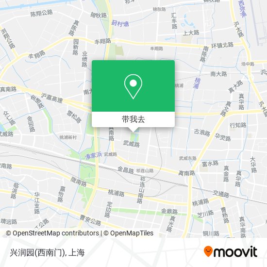 兴润园(西南门)地图