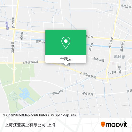 上海江蓝实业有限公司地图