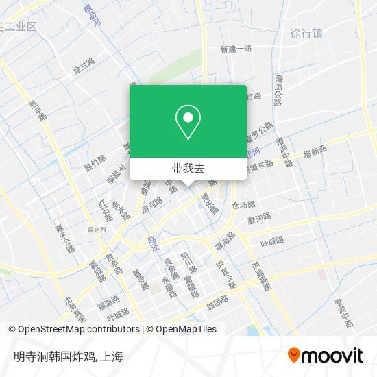 明寺洞韩国炸鸡地图