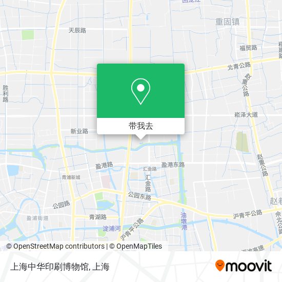 上海中华印刷博物馆地图