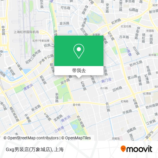 Gxg男装店(万象城店)地图
