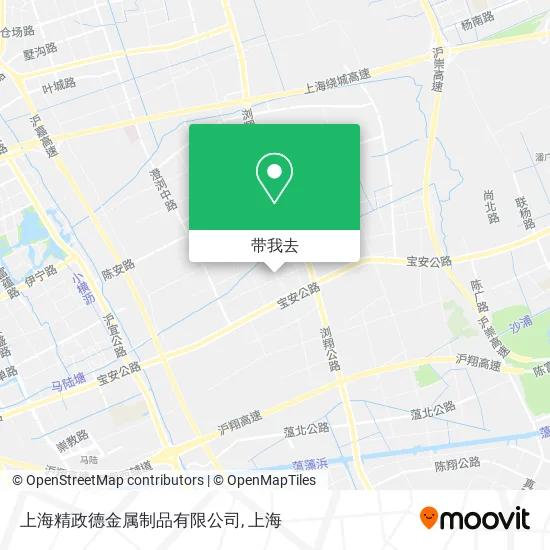 上海精政德金属制品有限公司地图