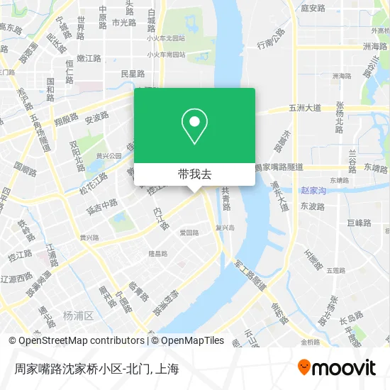 周家嘴路沈家桥小区-北门地图