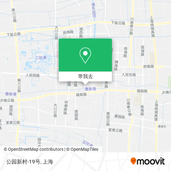公园新村-19号地图
