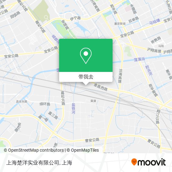 上海楚洋实业有限公司地图