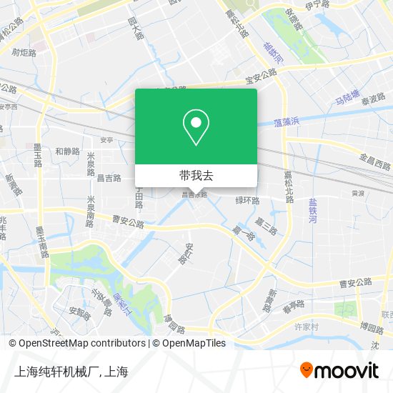 上海纯轩机械厂地图