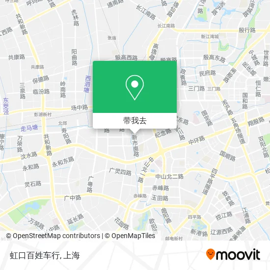 虹口百姓车行地图