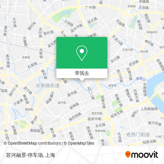 苏河融景-停车场地图