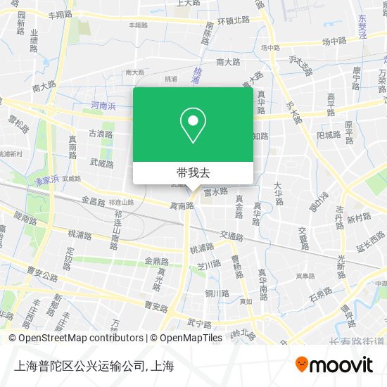 上海普陀区公兴运输公司地图