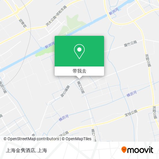 上海金隽酒店地图