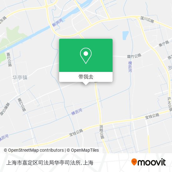 上海市嘉定区司法局华亭司法所地图