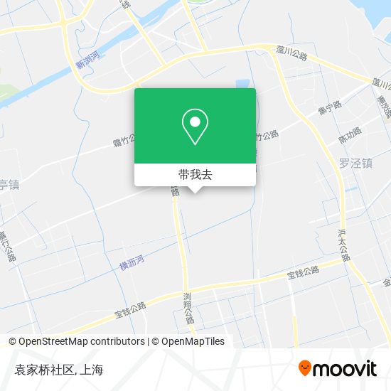 袁家桥社区地图