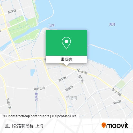 蕰川公路荻泾桥地图