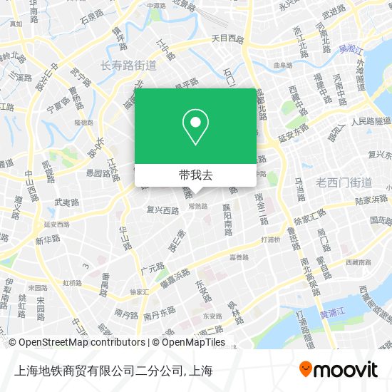 上海地铁商贸有限公司二分公司地图