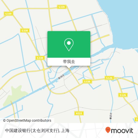 中国建设银行(太仓浏河支行)地图