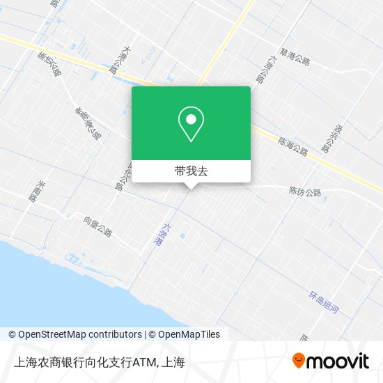 上海农商银行向化支行ATM地图