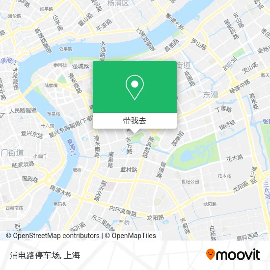 浦电路停车场地图