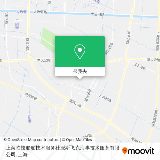 上海临技船舶技术服务社派斯飞克海事技术服务有限公司地图