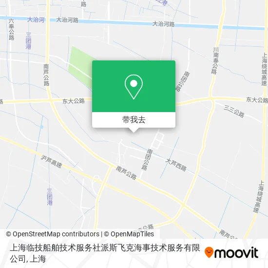 上海临技船舶技术服务社派斯飞克海事技术服务有限公司地图