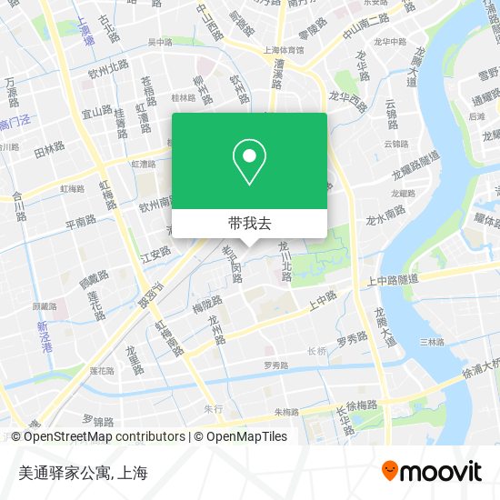 美通驿家公寓地图
