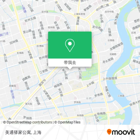 美通驿家公寓地图