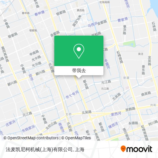 法麦凯尼柯机械(上海)有限公司地图