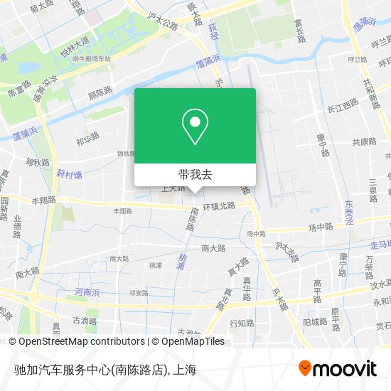 驰加汽车服务中心(南陈路店)地图