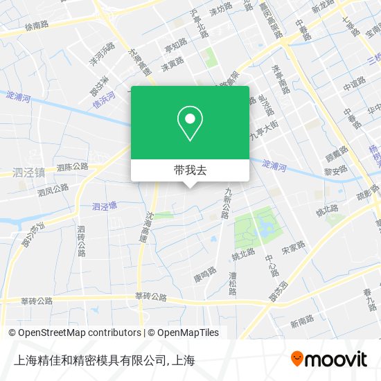 上海精佳和精密模具有限公司地图