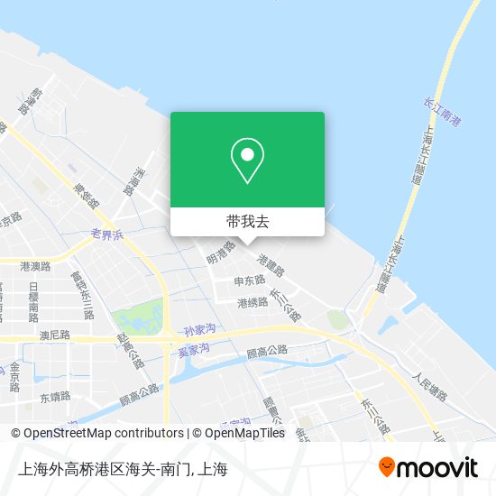 上海外高桥港区海关-南门地图