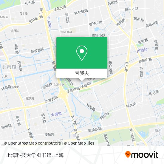 上海科技大学图书馆地图