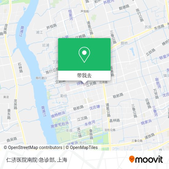 仁济医院南院-急诊部地图