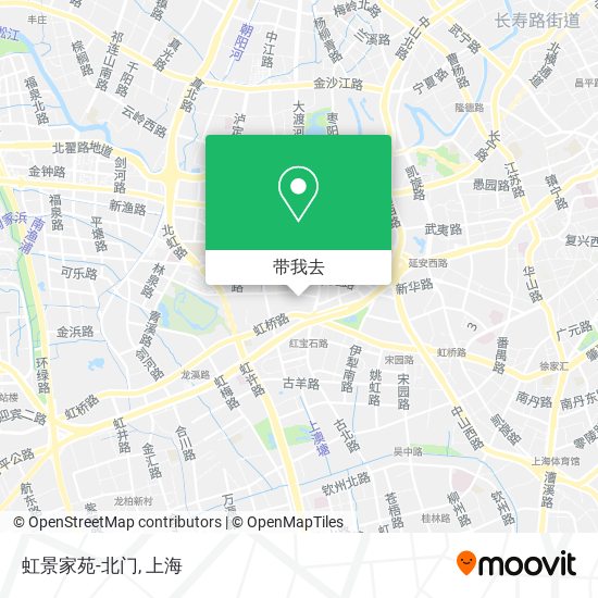 虹景家苑-北门地图