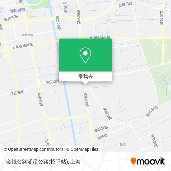 金钱公路浦星公路(招呼站)地图