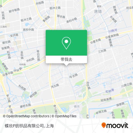 蝶欣F纺织品有限公司地图