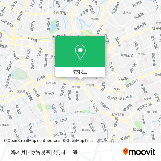 上海木月国际贸易有限公司地图
