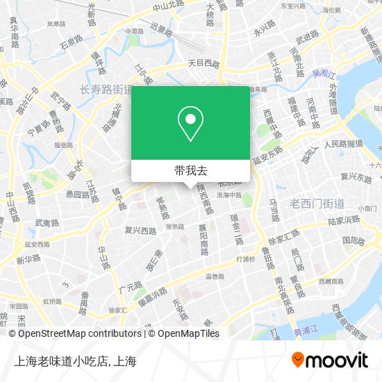 上海老味道小吃店地图