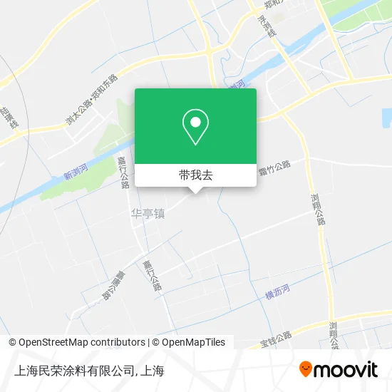 上海民荣涂料有限公司地图