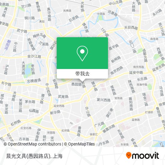 晨光文具(愚园路店)地图