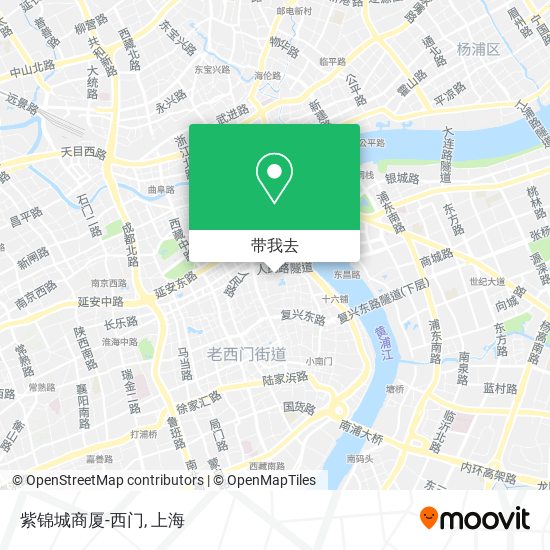紫锦城商厦-西门地图