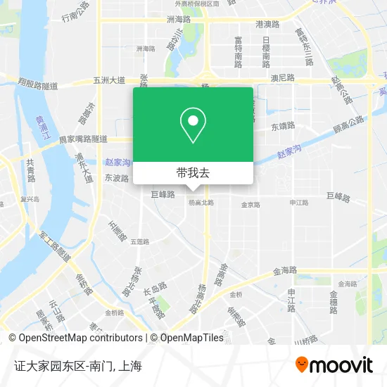 证大家园东区-南门地图