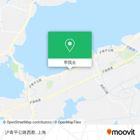 沪青平公路西蔡地图