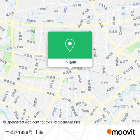 兰溪路1888号地图