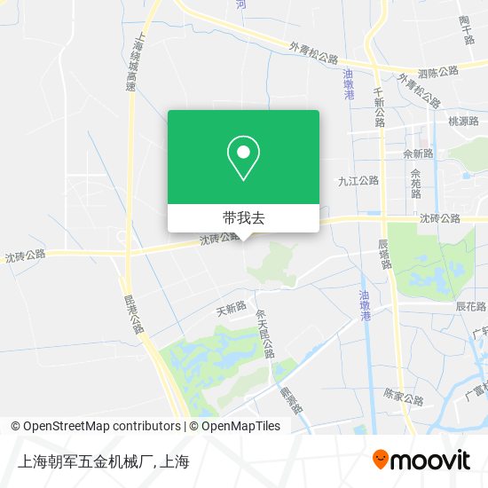 上海朝军五金机械厂地图