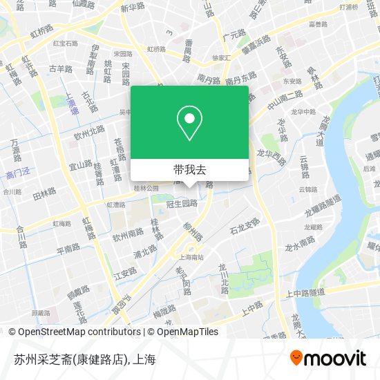 苏州采芝斋(康健路店)地图