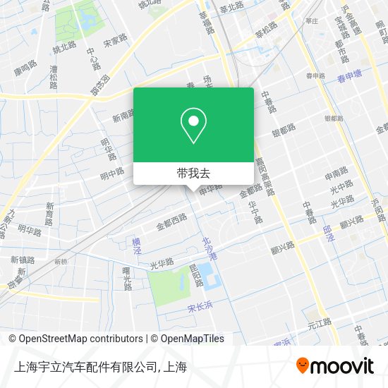 上海宇立汽车配件有限公司地图
