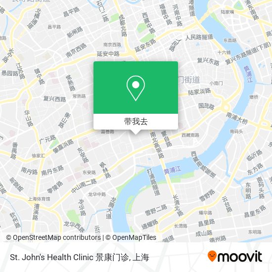 St. John's Health Clinic 景康门诊地图