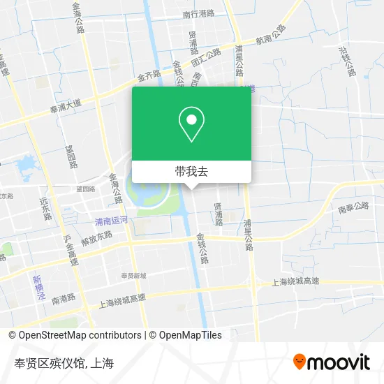奉贤区殡仪馆地图
